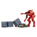 Pacific Rim Figures - 4" Scale Crimson Typhoon (Jaeger) Figure Playset w/ Comic