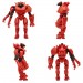 Pacific Rim Figures - 4" Scale Crimson Typhoon (Jaeger) Figure Playset w/ Comic