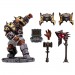 World Of Warcraft Figures - 1/12 Scale Orc Warrior & Orc Shaman (Epic) Posed Figure