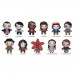 3D Plush Collectible Bag Clips - Stranger Things - 24pc Blind Bag Display