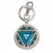 Keychains - Marvel - Pewter Iron Man ARC Reactor (Glow in The Dark) - Colored