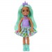 Barbie Dolls - Unicorn Chelsea (Green Hair)