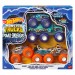 1:64 Scale Diecast - Hot Wheels Monster Trucks Power Smashers - Big Rig And Truck Multipack