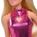Barbie Fashionistas Dolls - #230 Barbie (Metallic Pink Minidress With Heart Cut-Out / Blond Hair)
