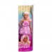 Barbie Fashionistas Dolls - #238 Barbie (Strapless Rose Dress / Pink Hair With Barrette Accessory)