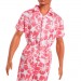 Barbie Fashionistas Dolls - #235 Ken (Hawaiian Print Jumpsuit With Green Sandals / Brown Hair)