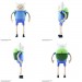 Squads Figures - Adventure Time - Jake And Finn Figure Set