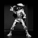 TMNT 7" Scale Figures - Mirage Comics - Elite Guard (Black & White)