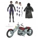 TMNT 7" Scale Figures - IDW Comics - The Last Ronin - Casey Marie With Motorcycle