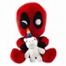 HugMe Plush - Marvel - 16" Deadpool w/ Unicorn (Shake Action)