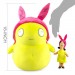 HugMe Plush - Bob's Burgers - 16" Kuchi Kopi & Louise (Shake Action)