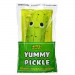 Yummy World Plush - 10" Crunchy Pickle In Bag Interactive Plush