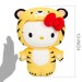 Hello Kitty Plush - 13" Hello Kitty Year Of The Tiger