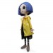 Coraline Plush - 5' Life-Size Coraline w/ Button Eyes