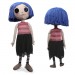 Coraline Plush - 5' Life-Size Coraline w/ Button Eyes
