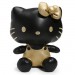 Hello Kitty Plush - 13" Black & Gold Pleather Premium Plush