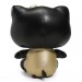 Hello Kitty Plush - 13" Black & Gold Pleather Premium Plush