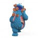 Vinyl Art Figures - Sesame Street - 8" Kaiju Anatomy Cookie Monster (Flocked)
