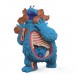 Vinyl Art Figures - Sesame Street - 8" Kaiju Anatomy Cookie Monster (Flocked)