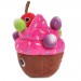 Yummy World Plush - Rosie The Cherry Cupcake With Gum Drops (Interactive Plush)