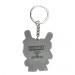 Keychains - Dunny 20th Anniversary - Solid Metal Dunny Keychain (Silverchrome) By Tristan Eaton