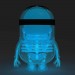 Anatomy Art Figures - Despicable Me 4 - 8" Minion (GID) Blue X-Ray AVL Edition