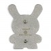 Pins & Buttons - Dunny 20th Anniversary - Monochromic Dunny Pin By Tristan Eaton