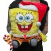 HugMe Plush - SpongeBob Squarepants - 16" Santa SpongeBob (Shake Action)