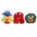 Pins & Buttons - Don't Hug Me I'm Scared - Green Duck, Red Guy & Yellow Guy Plush Pins 3-Pack