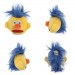 Pins & Buttons - Don't Hug Me I'm Scared - Green Duck, Red Guy & Yellow Guy Plush Pins 3-Pack