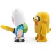 Adventure Time Figures - 3" Finn & Jake Flocked Vinyl Figures 2-Pack