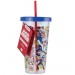 Drinkware - Nintendo - Super Mario Bros. - Plastic Cup And Straw