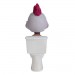 Bobbleheads Figures - Killer Klowns From Outer Space - Baby Killer Klown In Toilet