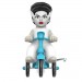 Super Cycles Figures - Universal Monsters - Bride Of Frankenstein (White w/ Blue Trike)