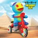 Super Cycles Figures - Super7 - Mummy Boy (Blue w/ Red Trike)