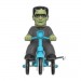 Super Cycles Figures - Universal Monsters - Frankenstein (Black w/ Blue Trike)