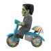 Super Cycles Figures - Universal Monsters - Frankenstein (Black w/ Blue Trike)