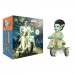 Super Cycles Figures - Universal Monsters - Bride Of Frankenstein (Glow w/ Glow Trike)