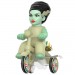 Super Cycles Figures - Universal Monsters - Bride Of Frankenstein (Glow w/ Glow Trike)