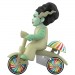 Super Cycles Figures - Universal Monsters - Bride Of Frankenstein (Glow w/ Glow Trike)