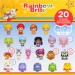 Rainbow Brite Figures - 1.5" Blind Cheebee Figures 2-Pack Assorted Display