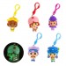 Strawberry Shortcake Backpack Clips - 24pc 2.5" Blind Bag CheeBee Display