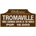 Prop Replicas - The Toxic Avenger - Tromaville Wood Sign