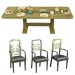 The Texas Chainsaw Massacre (1974) Playsets - 5" Scale Dinner Scene w/ Grampa and Sally Figures